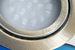 Preview: Design Einbau Leuchte 21 LED 12V Grün