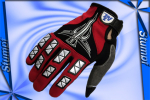 Preview: Handschuhe MG009-L RED/BLACK/Silver Größe-L
