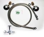 Preview: Luxus Duscharmatur Set mit Handbrause Quadro