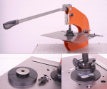 Preview: Kniehebelpresse Blechstanze Stanzpresse mit Anschlag und 5 Tonnen Druckkraft
