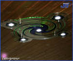 Preview: SMD LED DECKENLEUCHTE Anbauleuchte mit Hintergrundbeleuchtung LED 5x 4W