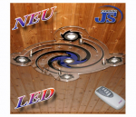 Preview: SMD LED DECKENLEUCHTE Anbauleuchte mit Hintergrundbeleuchtung LED 5x 4W