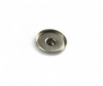 Preview: 100x Chunks Click Button Rohlinge Cabochon-Gegenteil aus Messing 18mm