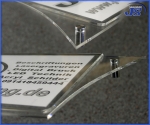 Preview: Doppelglas Acryl Schild Praxisschilder zum gestalten