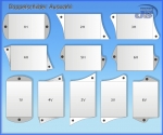 Preview: Doppelglas Acryl Schild Praxisschilder zum gestalten
