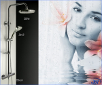 Preview: Thermostat Regendusche Duscharmatur Duschstange Duschpaneel Duschkopf