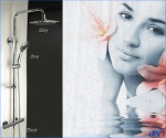 Preview: Thermostat Regendusche Duscharmatur Duschstange Duschpaneel Duschkopf