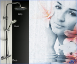 Preview: Thermostat Regendusche Duscharmatur Duschstange Duschpaneel Duschkopf
