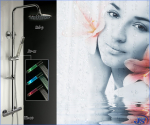 Preview: Thermostat Regendusche Duscharmatur Duschstange Duschpaneel Duschkopf