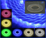 Preview: LED Design Akryl-Blende für Einbauleuchten Einbaugehäuse Einbaurahmen