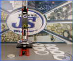 Preview: HP-7 Kniehebelpresse Handpresse mit Blech-Deckel-Lochstanze