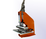 Preview: Kniehebelpresse HP-7 mit integrierter Gürtelstanze und Riemenstanze 300mm