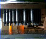 Preview: HP-7 Kniehebelpresse Handpresse mit 70-Loch Serienstanze Vorrichtung