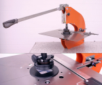 Preview: Kniehebelpresse Stanzpresse Blechstanze mit Anschlag und Druckkraft 50kN