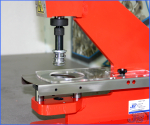 Preview: HP-8 Kniehebelpresse Handpresse HP-8 als Blech-Deckel-Lochstanze Vorrichtung