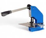 Preview: Kniehebelpresse HP-7 25KN Blech Stanz Handpresse Schnellwechselaufnahme