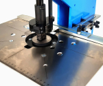 Preview: Kniehebelpresse HP-7 25KN Blech Stanz Handpresse Schnellwechselaufnahme