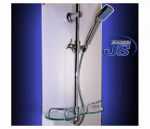 Preview: Duschstange Ablage Brause Schlauch Thermostat Armatur
