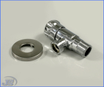 Preview: Eck-Anschlußventil mit 1/2" x 1/2"Gewinde mk-ev03