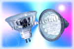 Preview: LED MR16 Strahler Spots 12V 20 LEDs Blau