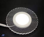 Preview: Spanndecken Einbau Leuchte Decken Einbaupanel SMD 5730  Warm Weiß