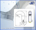 Preview: Infrarot Sensor Waschtischarmatur TOP Design Armatur