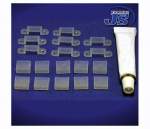 Preview: LED - Stripe - Silikon und Klammern - Set
