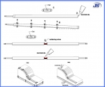 Preview: Wasserdichte Silikon SMD-LED Strip 5m x 10mm mit 300 LED Weiß Blau..