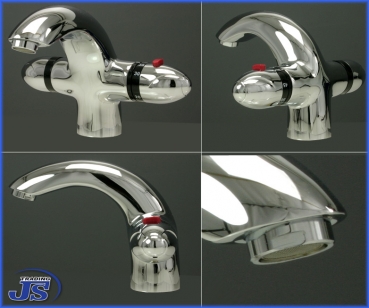 Thermostat Universal Waschbecken Armatur Bad Waschtisch Wasserhahn