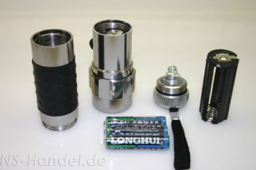 ALU Taschenlampe mit 8 LED