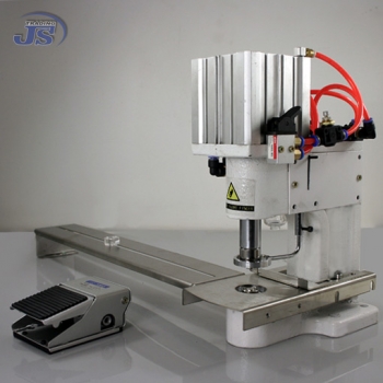 Airpress pneumatische Luftdruck Ösenpresse mit Fußpedal und Anschlagtisch