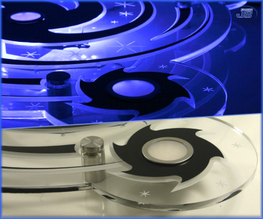 SMD LED DECKENLEUCHTE Anbauleuchte mit Hintergrundbeleuchtung LED 5x 4W