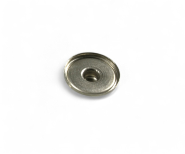 100x Chunks Click Button Rohlinge Cabochon-Gegenteil aus Messing 18mm