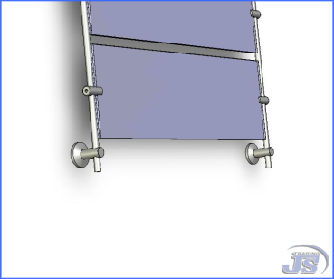 Schildersystem Acrylglas Doppelschild Praxisschider für Papiereinlagen