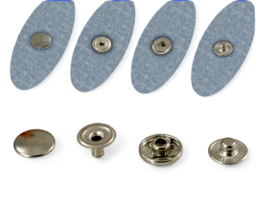 Druckknöpfe Feder Druckknopf Typ Nr-9 aus Messing Silber 11,5 / 12,5 / 15 / 17mm