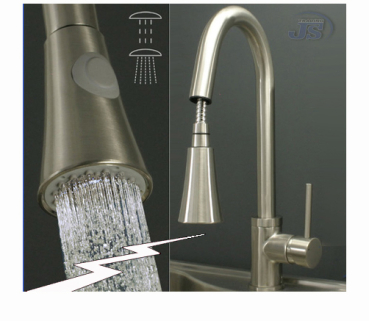 Niederdruck Armatur Küchen Spültisch Einhebelmischer Edelstahl Gebürstet Optik