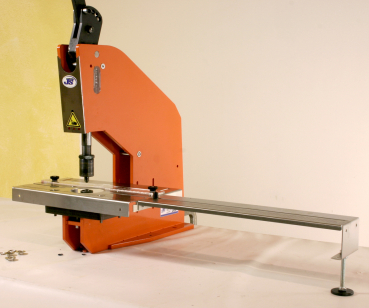 Kniehebelpresse Handpresse Ösmaschine mit Anschlag zum Stanzen und Ösen