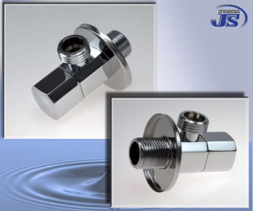 Eck-Anschlußventil mit 1/2" x 1/2"Gewinde mk-ev01