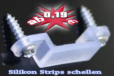 Silikon RGB SMD Strips Befestigungschellen