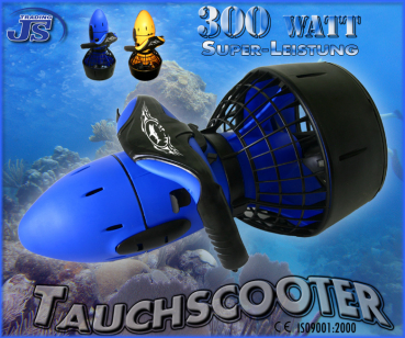 Unterwasserscooter Tauchscooter-Wasserscooter 300 Watt 2 Gang 1xAkku