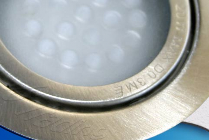 Design Einbau Leuchte 21 LED 12V Grün