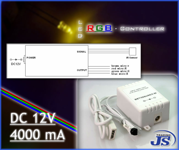 RGB 24key Infrared Controller mit Fernbedienung