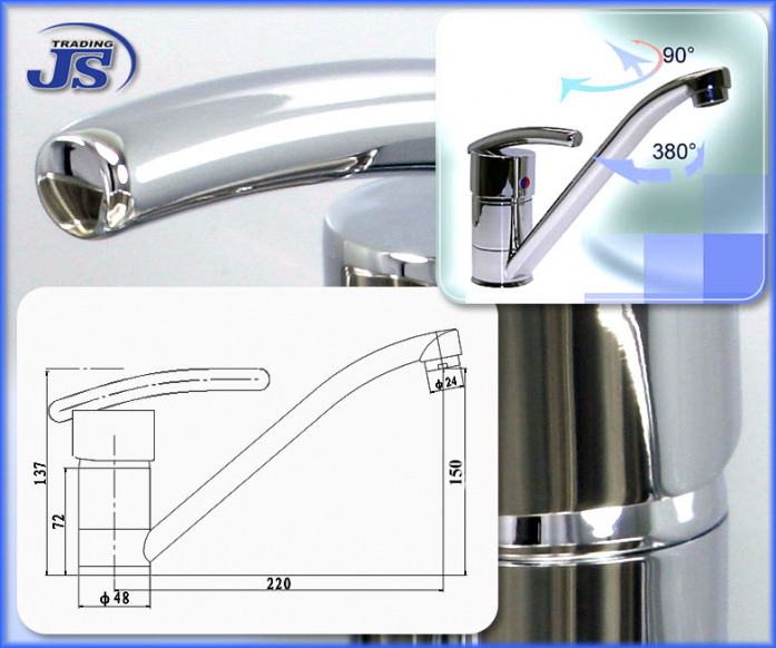 Küchen Design Spültisch Armatur 414-7