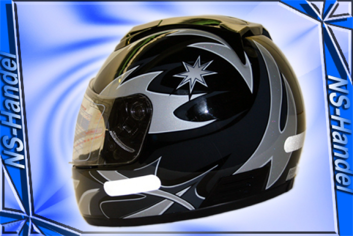 Integralhelm Motorradhelm 3881BLACK-S-M-L-XL
