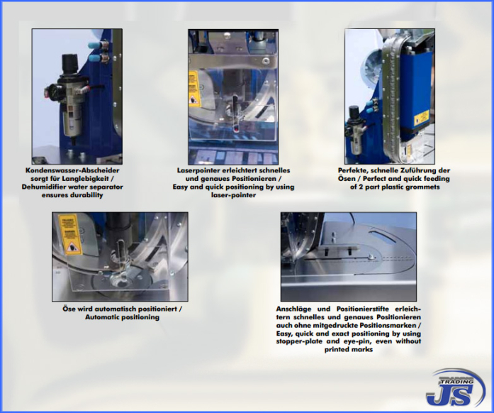 Easy Airpress Premium Mobile 2 XT pneumatische Luftdruck Pneumatik Ösenpresse
