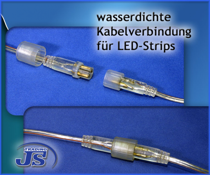 Wasserdichte LED - Stripe - Kabelverbindung Steckverbindung