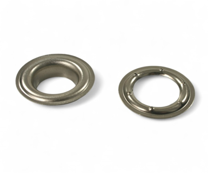 100x Gardinen Messing Ösen Silber Ø30mm