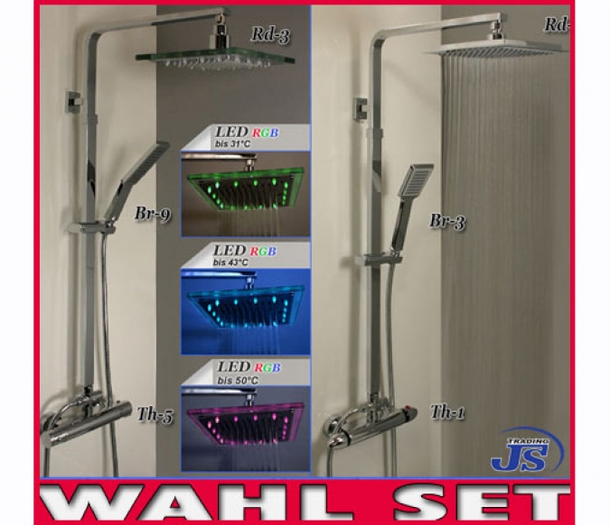 ds-q-1 Duscharmatur Regendusche Duschkopf Duschstange Duschpaneel