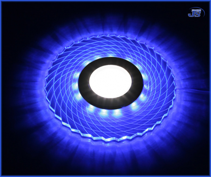LED Design Akryl-Blende für Einbauleuchten Einbaugehäuse Einbaurahmen