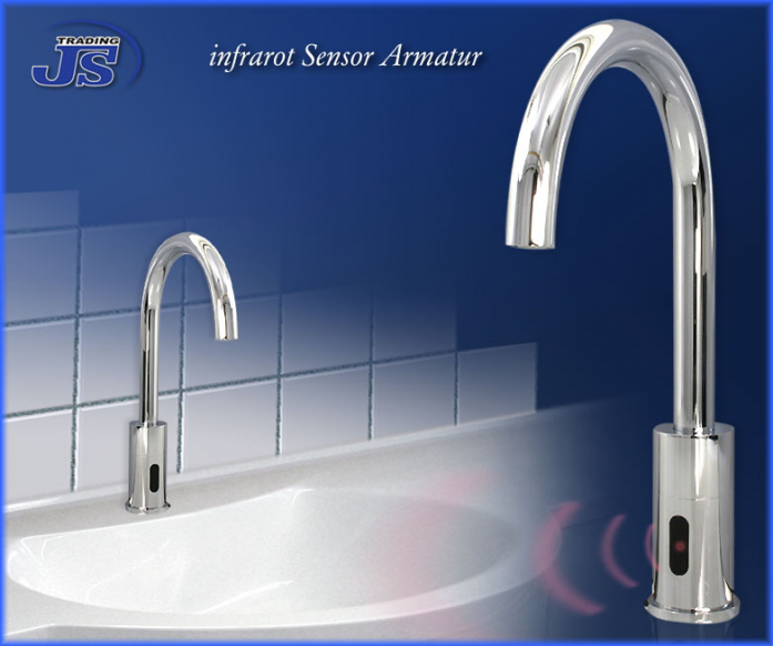 INFRAROT SENSOR Waschtisch Armatur für Bad und Küche